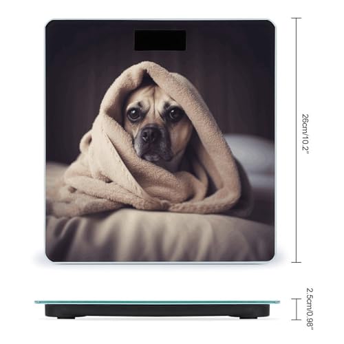 Báscula Digital de Baño Inteligente con Vidrio Templado miniatura 2