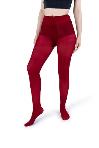 Image of Silky Toes Women's 60D Soft Opaque Tights 1-2 Pairs -Black White And Colored Stockings for Women