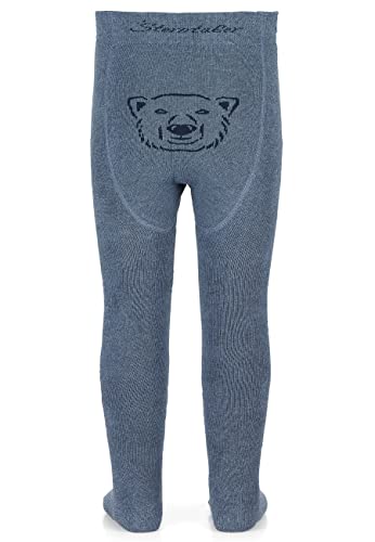 Sterntaler Baby - Jungen Kleinkind Strumpfhose Bär, Tintenblau, 80