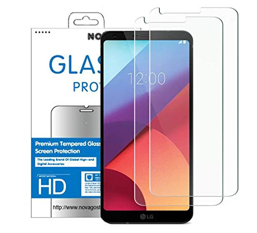NOVAGO [2 Pack] Compatible con LG Q6 - Protectores de Vidrio Templado