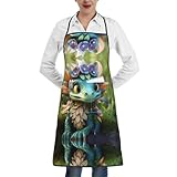 Matériau du produit : nos adorables tabliers imprimés dragon sont fabriqués en tissu polyester, sont réutilisables et disposent d'un design imprimé sur toute la largeur ou sur un seul côté pour un look élégant et attrayant.