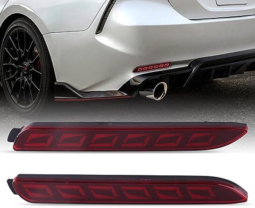 Amazon.com: KITOCARTOP LED Rear Bumper Reflector Lights Fit for Toyota ...