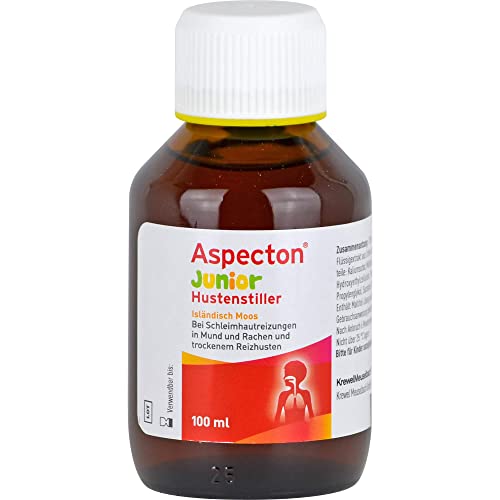 Hustenstiller Aspecton Junior Isländisch Moos Saft 100 ml für Kinder