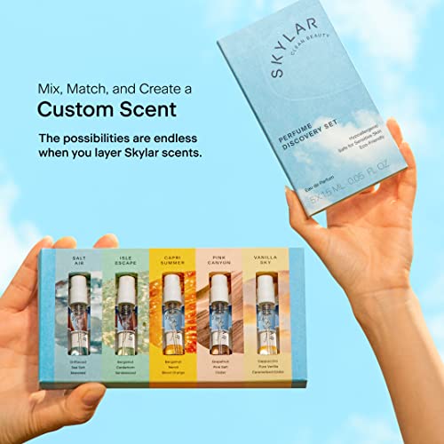 Skylar Eau De Parfum New Discovery Set: Clean Perfume Samples For Women And Men - Perfume Sample Set, Fragrance Sets Mini Perfumes For Women Hypoallergenic And Vegan - Fresh Perfume Samples (5X1.5Ml) (Discovery Set 1) #TOP6