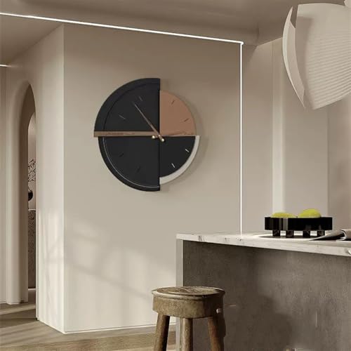 Horloge murale rétro salon simple et moderne pour chambre à coucher