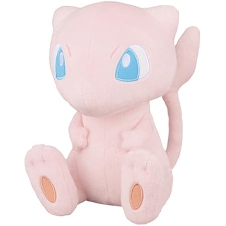 Amazon ミュウツーの逆襲 Evolution でっかいぬいぐるみ 喜び ミュウ プライズ アミューズメント アニメ 萌えグッズ 通販