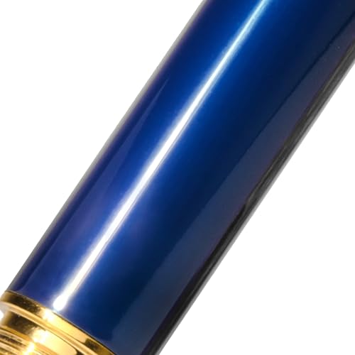 Image of Ferris Wheel Press | Bijou Fountain Pen | Luna Celeste | Double Gold Plated, Sapphire Lacquer Finish | Two-Tone Steel Nib | Fine