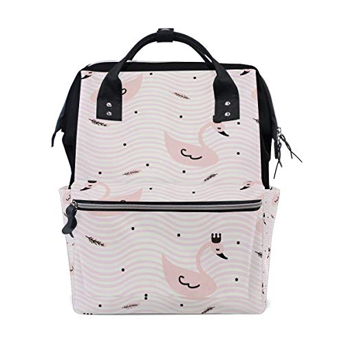 Pink Swan - Mochila de natación para mujer