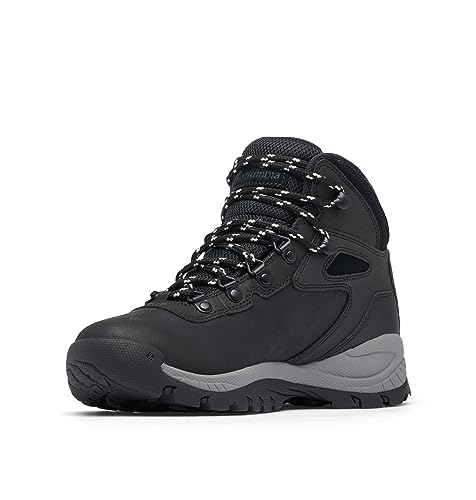 Columbia Womens Newton Ridge Lightweight Waterproof Hiking Boot, Black/Chalk, 7.5 Wide by Columbia - Image 3