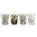 Silver Buffalo Disney Nightmare Before Christmas Featuring Oogie Boogie, Sally, and Jack Skellington 4 Pack Mini Glasses, 1.5 Ounces