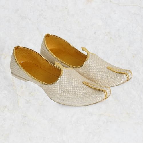 Image of Men's Jute Juti Loafer | Rajasthani Wedding Shoe | Traditional Ethnic Mojari for Festive, Party