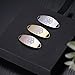 JF.JEWELRY Customizable 316L Stainless Steel Medical Alert ID Tag for Bracelet, DIY Hand-Made Accessories Interchangeable for Women and Men