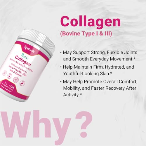 Image of Naturalis Collagen Peptides Powder (7oz) | Healthy Skin, Hair & Bones* | Peptan Grass-Fed Collagen Peptides, Made with Pure Ingredients. Odorless, Flavorless, and Fast Dissolving for Daily Use.*