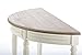 Baxton Studio Vologne Traditional Wood French Console Table, White