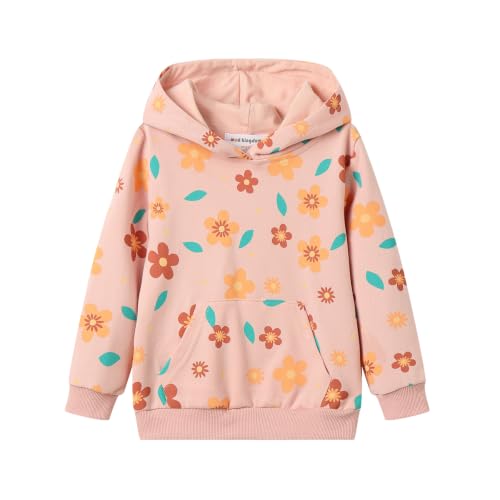 Image of Mud Kingdom Little Girls Boys Hooded Sweatshirt Jersey Cotton Pullover Fashion Spring Fall
