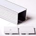 1908 PROFILO ALLUMINIO CALPESTABILE 1M PER STRISCE STRIP LED BARRA Rigida 1mt P 681