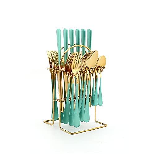 Ensemble d'argenterie chic 24 pièces en coffret idéal pour cadeau