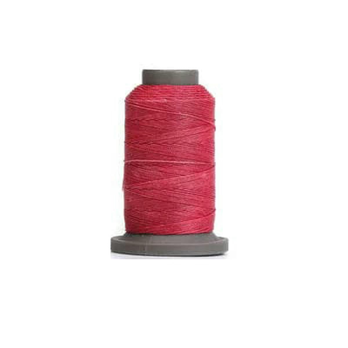 70-120m Round Waxed Thread Repair Cord String Polyester Hand Sewing Line for Braided Bracelet Accessories Leather Craft-Plum Red-1spool-0.45mm-120m