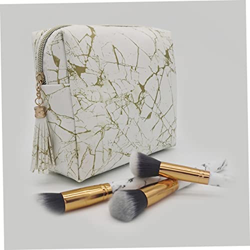 PACKOVE Bolsa Cosmética De Mármore Recipientes De Viagem Cosméticos Recipientes De Cosméticos De Via