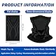 DAKLOP Motorrad-Gesichtsmaske, für Herbst/Winter Outdoor-Aktivitäten/Radfahren, atmungsaktive Wabenlöcher, hochelastisches Nylon, Halstuch warm