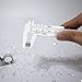WHAMVOX Mini Vernier Caliper 4.17In Sliding Gauge Button Jewelry Size Measuring Tool Two-Way Internal External Measurement for Industrial and Individual Use