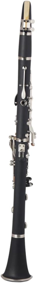 B Flat Clarinet Kit for Beginners and Advanced Players Bakelite Body with Keys Includes Case and Cleaning Cloth Reliable Student Instrument for Concerts and Practice