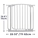 Dreambaby Chelsea Auto-Close Security Baby Safety Gate-White - Model F160W, 28-32 Inch