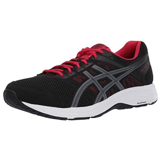 ASICS Men's Gel-Contend 5 Running Shoes, 10M, Black/Metropolis