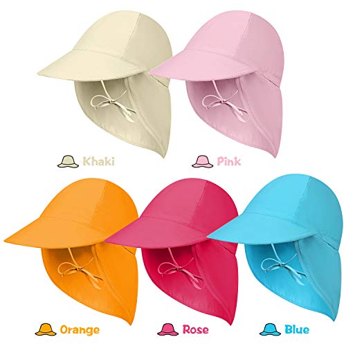 Boné Exterior, Andoer Chapéu de sol infantil de aba larga infantil boné de sol infantil para acampam