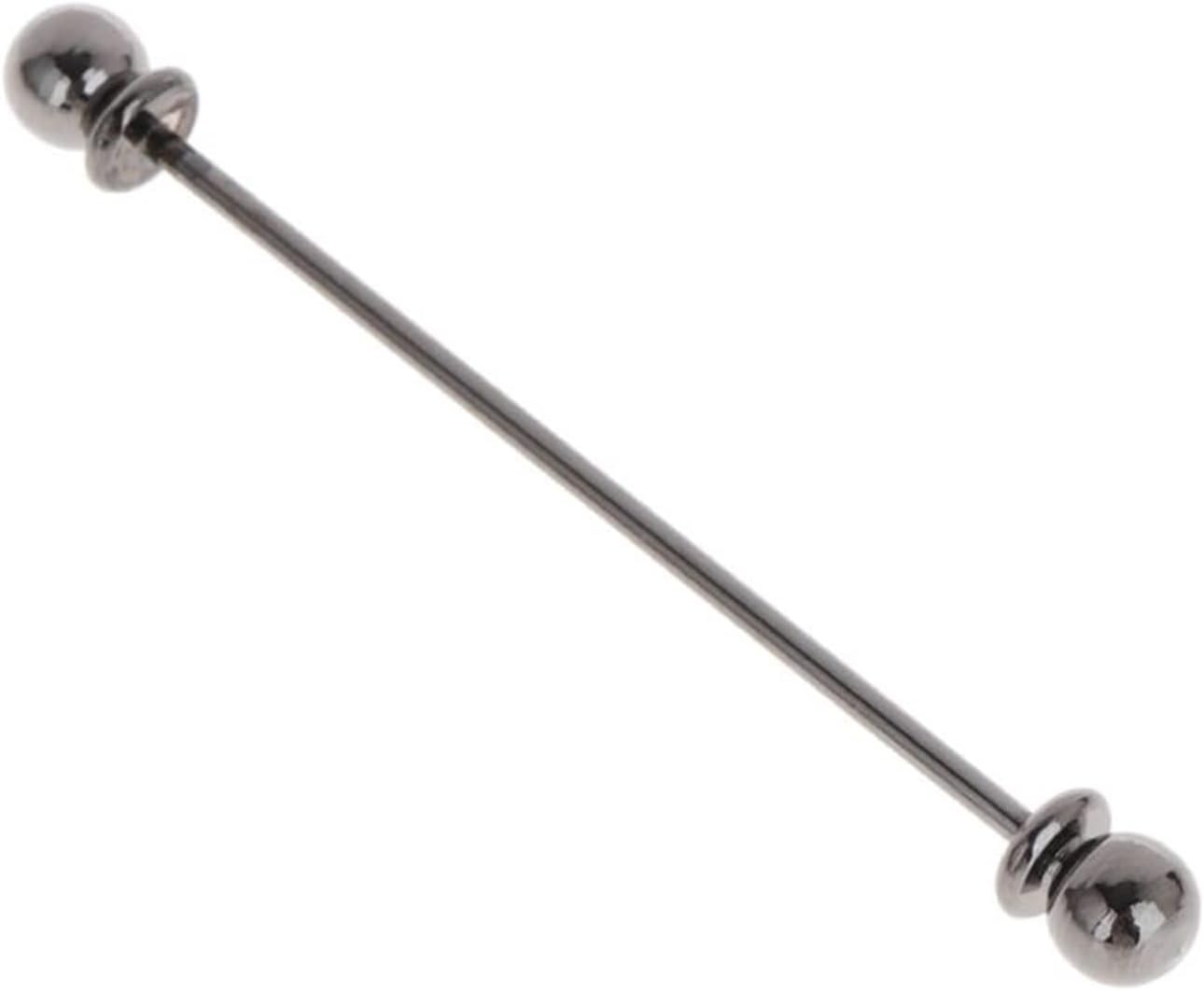 Men Shirt Pins Tie Clip Collar Clasp Business Wedding Brooch Bar Ornament