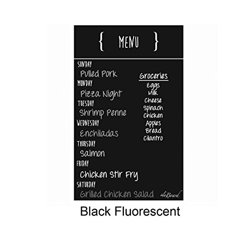Menu Magnet Black Fluorescent