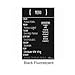 Menu Magnet Black Fluorescent