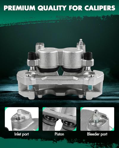 Image of SCITOO 18B4829 Front Left Disc Brake Caliper Assembly w /Bracket for Ford for Expedition 2003-2006,for Lincoln for Navigator 2003-2006