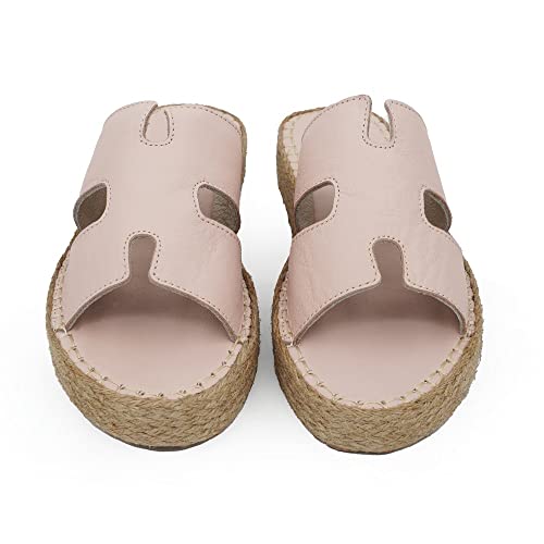 Sandales compensées Bonateks beige un style chic pour vos terrasses