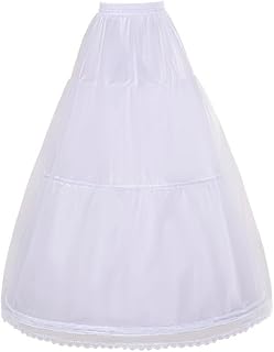 [LIKENNY] ロングパニエ Aライン プリンセスライン 2本ワイヤー 90cm 軽量 ボリューム サイズ調整可能 花嫁 二次会 結婚式 衣装 コスプレ 大人用 コスプレ 折りたたみ式