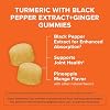 Qunol Gomitas de Cúrcuma + Pimienta Negra y Jengibre 550mg Absorción Mejorada 90 unidades | Suplemento Sin Gluten que Apoya la Salud de las Articulaciones y una Respuesta Inflamatoria Saludable, Delicioso Sabor a Mango y Piña, 90 unidades (Paquete de 1) 6