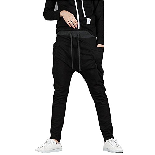 Cocousm Men's Casual Sport Jogging Harem Pants #TOP17