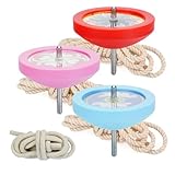 スピンギア 認定こま ツバメ セット販売 (3個セット パターンC - パステルブルー、パステルピンク、レッド)