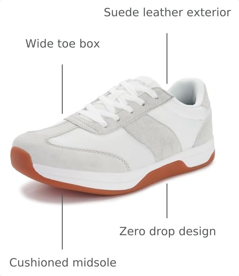 Image of WHITIN Women's Wide Toe Box Walking Zero Drop Lifestyle Shoes S24