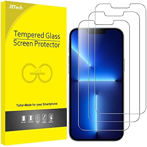 JETech Protector de Pantalla Vidrio Templado iPhone 13/13 Pro 6,1 Pulgadas (3 Unidades) Cover
