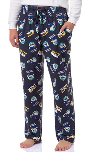 INTIMO South Park Men's Cartman You Will Respect My Authority Tossed Print Sleep Pajama Pants For Adults