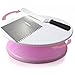 Cake Turntable [Professional Cake Decorations] 12 inch Rotating/Spinning Cake stand with Angled Icing Spatula + Decorating Comb/Icing Smoother [SMART 360° Revolving, Quality cake decorating supplies]