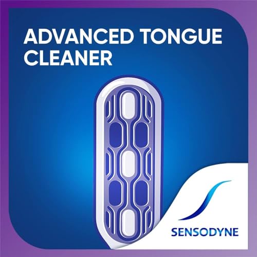 Image of Sensodyne expert toothbrush Soft with 20 x slimmer bristle tips & tongue cleaner | Pack of 1
