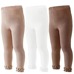 Ivory/Khaki/Brown, 3 Pack