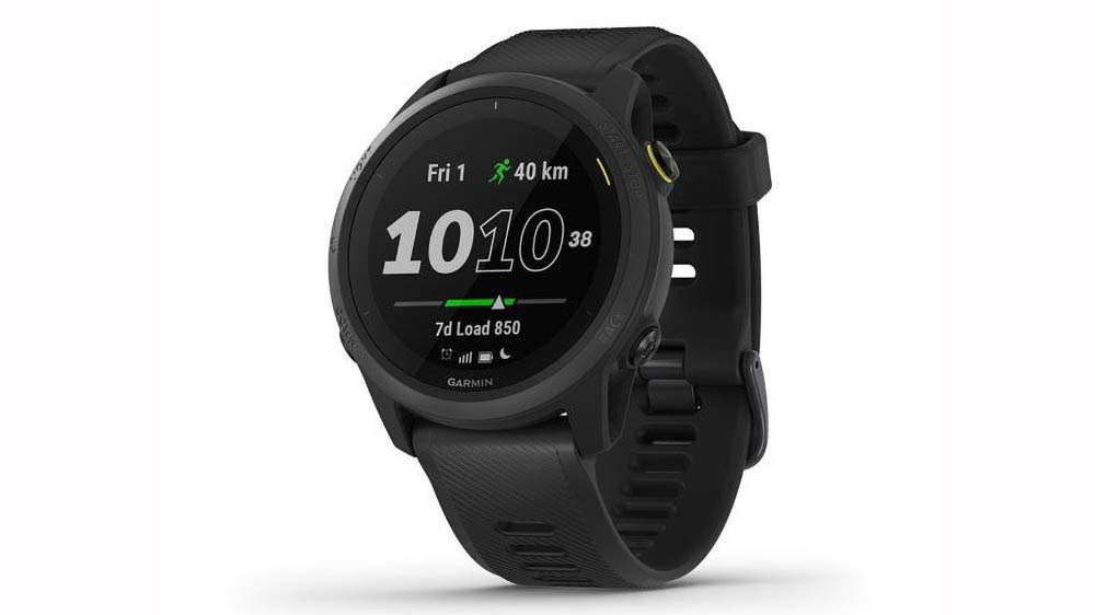 Garmin Forerunner 745 – GPS-Triathlonuhr mit individuellen Trainingsplänen, speziellen Lauffunktionen und detaillierter Trainingsanalyse. 1,2“ Farbdisplay, Akkulaufzeit bis zu 1 Woche, wasserdicht