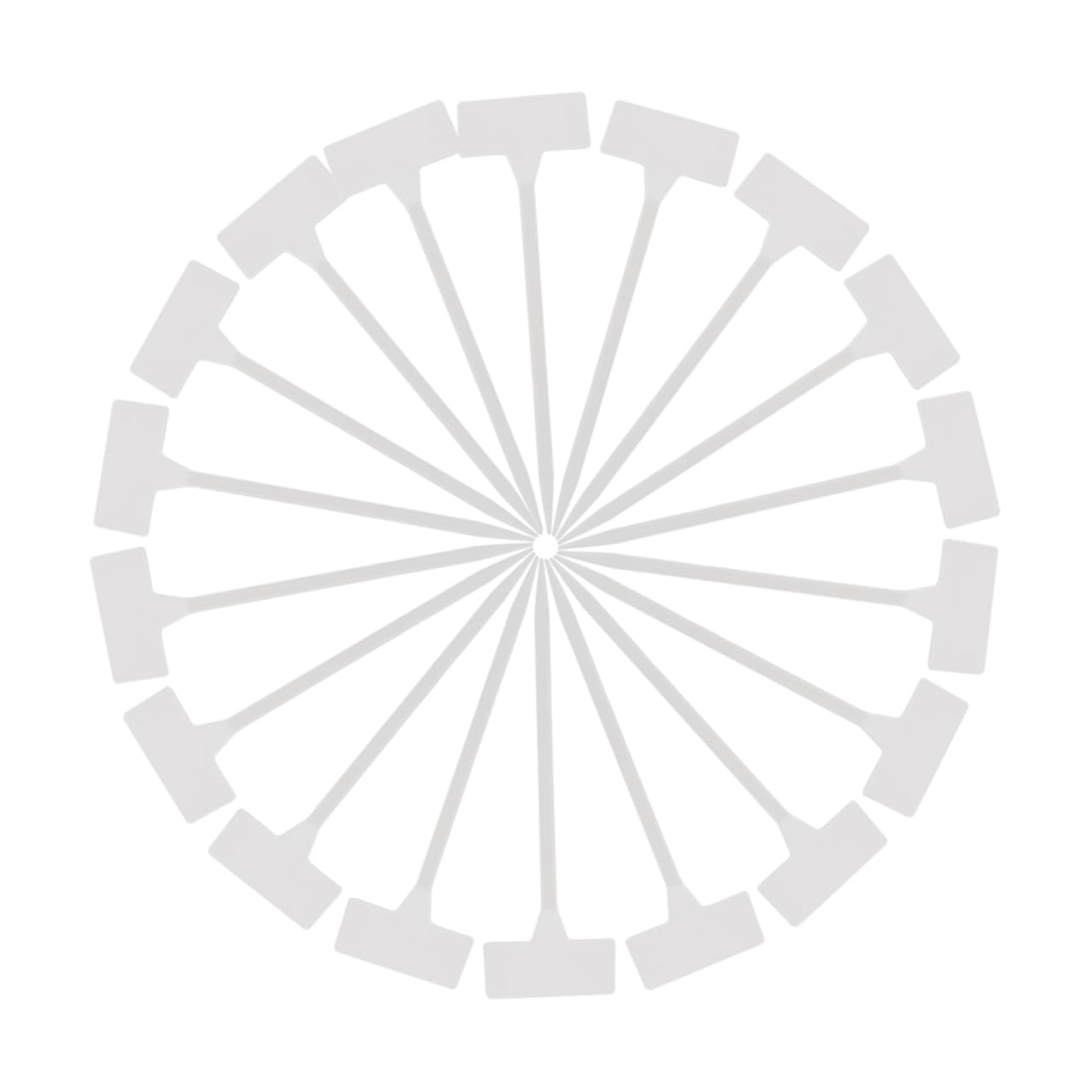 Levemolo 25pcs Gardening Label Parks Parkland Nursery Tags Plastic Insert Tags Plastic Tags Outdoor Plants Potted Plants Sticks Vegetable Garden Plant Sign Tag Garden Plant Marker