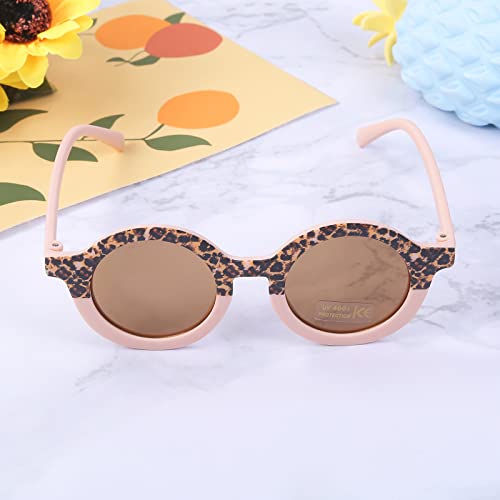 Fuguibadn Round Sunglasses For Kids Uv Protection Outdoor Beach Glass Vintage Toddler Boys Girls Fashion Sunglasses thumb #4