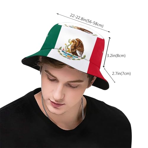 Sombrero tipo Bucket con bandera para mujer y hombre miniatura 3