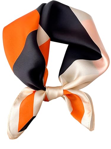Fashion Silk Neck Head Scarf 27.5” Bandanas for Women WomensFashion Lightweight Pañuelos Para La Cabeza Para Mujer2