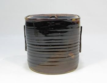 水指　『洛東　桶谷定一造』『糸目水指』　共箱　茶道具　陶芸 P144 水指 『洛東 桶谷定一造』『瀬戸釉水指』 共箱 茶道具